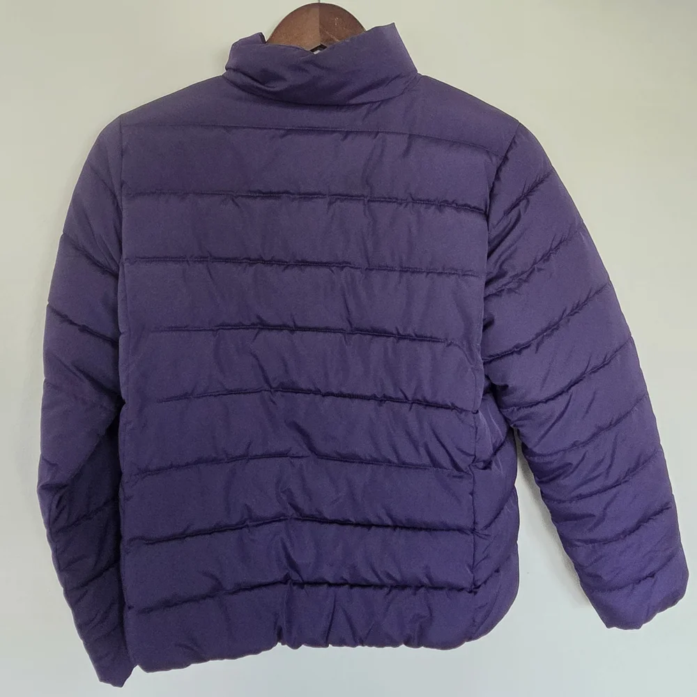 Girls Dark Purple Puffer Jacket Children's Place Size 16 XXL